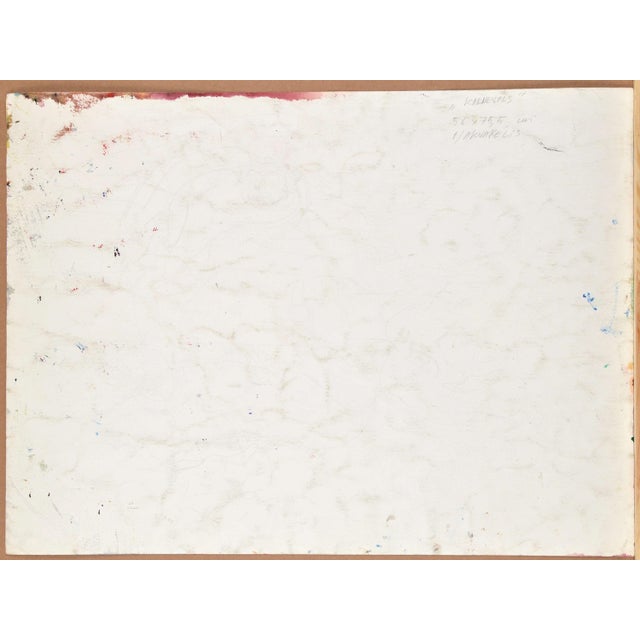 Malda Muizule, Carnival, Watercolor on Paper, 1970s For Sale - Image 4 of 8