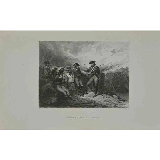 Bonaparte à Toulon is an etching that belongs to the suite AtlasBatt realized within Jacques Norvins' Histoire de...