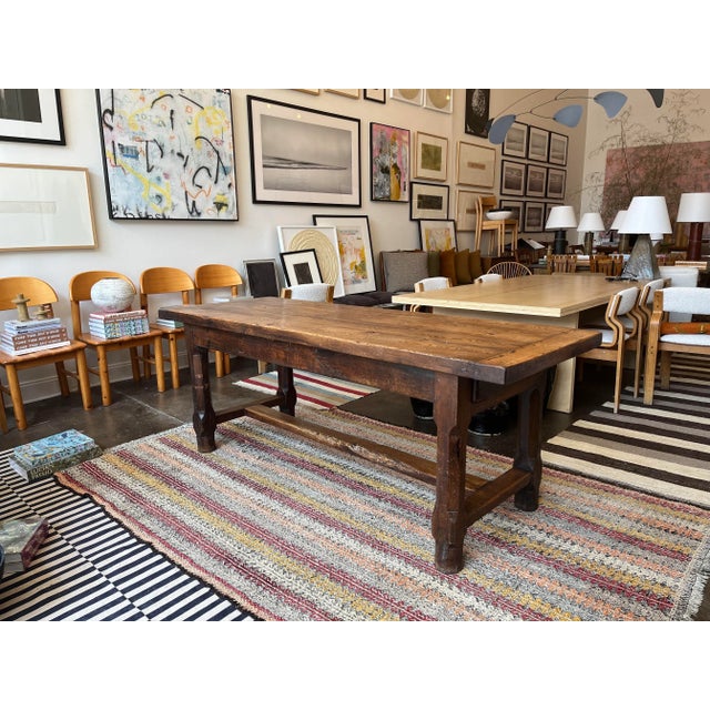 Late 19th Century French Oak Provincial Farmhouse Table For Sale - Image 10 of 10