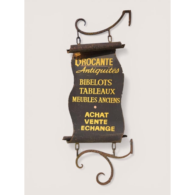 1930s Vintage Dealer Iron Sign, 1930s For Sale - Image 5 of 5