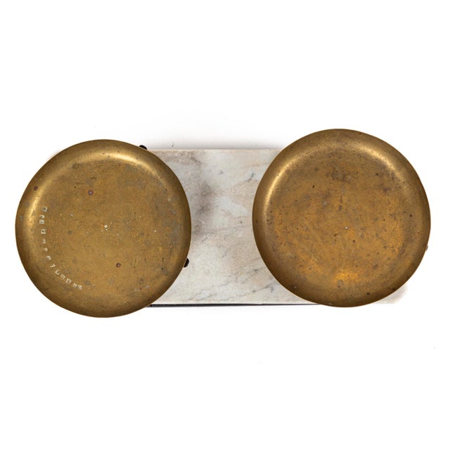 Antique European Marble Top Apothecary Scale, Late 19th Century For Sale - Image 4 of 8