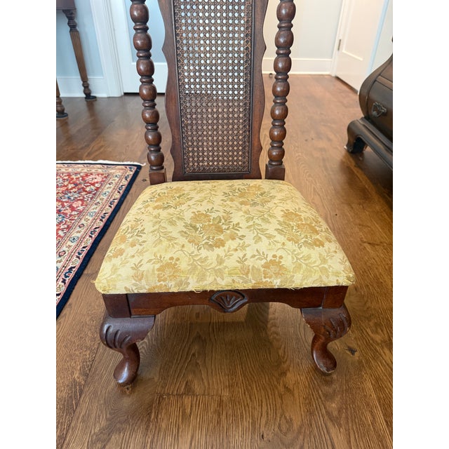 American 1970s American Drew Bicentennial “Tree of Promise” Cane-Back ShinWarmer Chair For Sale - Image 3 of 10