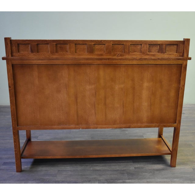 Mission Turner Sideboard-3 Drawers-2 Doors-Michael's Cherry (Mc-A)-58" For Sale - Image 4 of 7