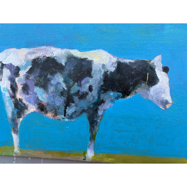 Moooo Cow Original Painting by Joseph Christy For Sale - Image 10 of 10