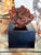 Biomorphic Mid-century Abstract Burlwood Sculpture on a Base Offered for sale is a mid-century abstract sculpture that...