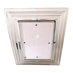 Modern Orrefors Crystal Clear Glass Picture Frame