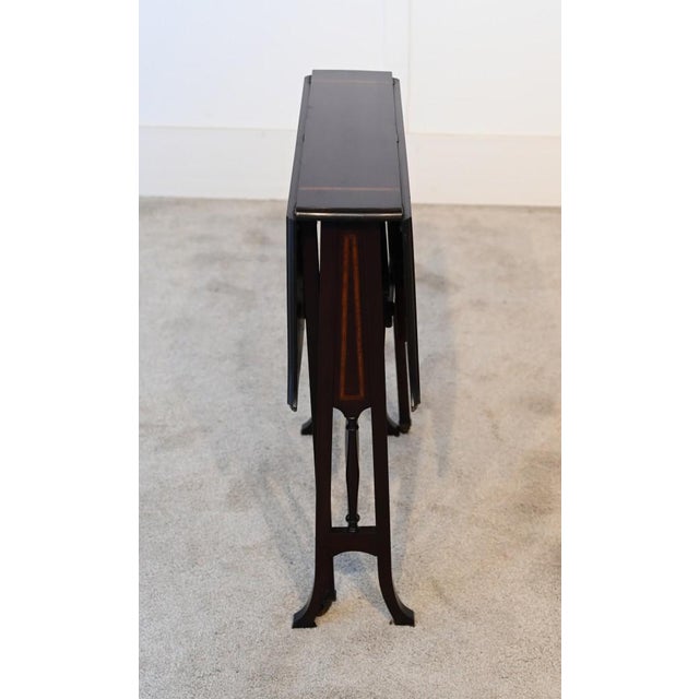 Brown Edwardian Serving Table, 1900s For Sale - Image 8 of 13