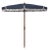 Safavieh Outdoor Estonia 6.5 ft Fringe Umbrella - Navy For Sale - Image 4 of 4