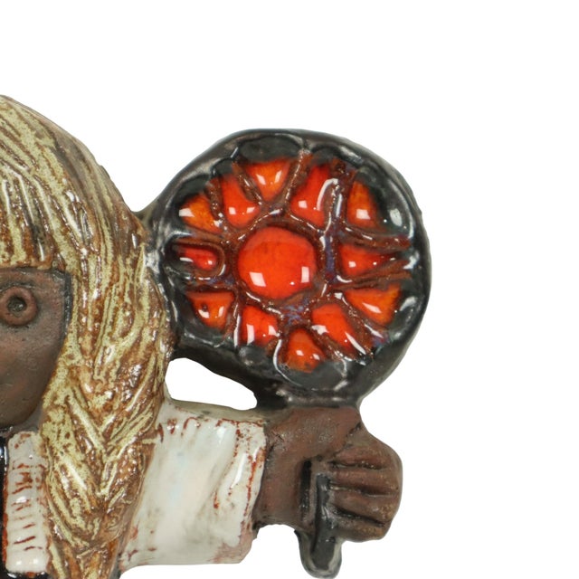 Wall Sculpture by Elisabeth Vandeweghe for Perignem, 1960s For Sale - Image 11 of 13