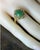 Elegant 14k Gold Oval Jadeite and Diamond Cocktail Ring For Sale In Tampa - Image 6 of 8