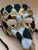 Gold Pair of Handmade Venetian Papier-Mâché Masquerade Masks – Italian For Sale - Image 8 of 12