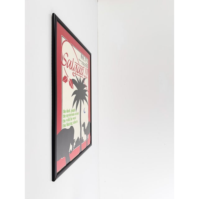 Vintage Rai Sandokan Promotional Poster by Gemma Fiorentini and Michela Papadia, 1970 For Sale - Image 4 of 13