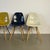 1960s DSW Side Chairs in Parchment, Navy Blue, Light Olive and Light Ochre by Eames for Herman Miller, 1960s, Set of 4 For Sale - Image 5 of 17