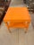 Glossy Hermes Orange Square Two Tier End Tables -a Pair For Sale - Image 14 of 16