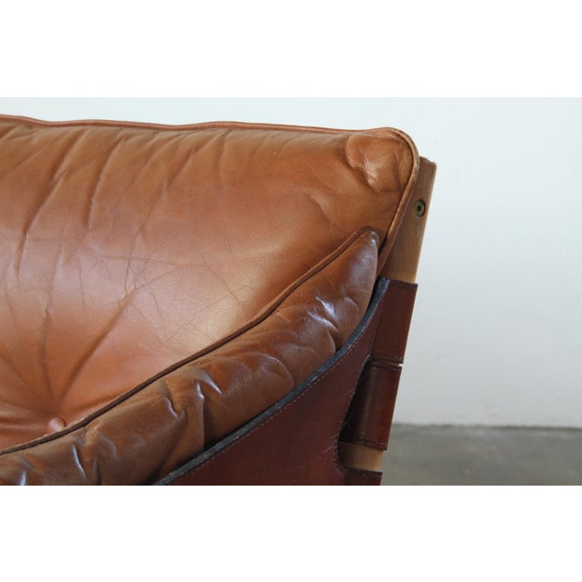 Vintage Ilona Lounge Sofa attributed to Arne Norell for Norrell Mobel AB, 1960s, 1970s For Sale - Image 9 of 10