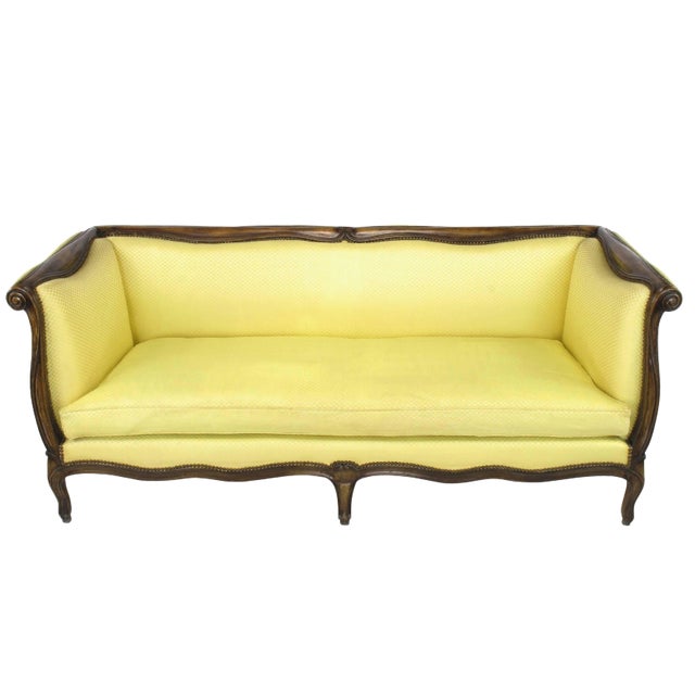 Yale Burge Louis XV Style Even-Arm Sofa For Sale