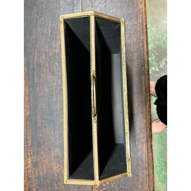 Vintage English Repousse Magazine Box For Sale - Image 9 of 9