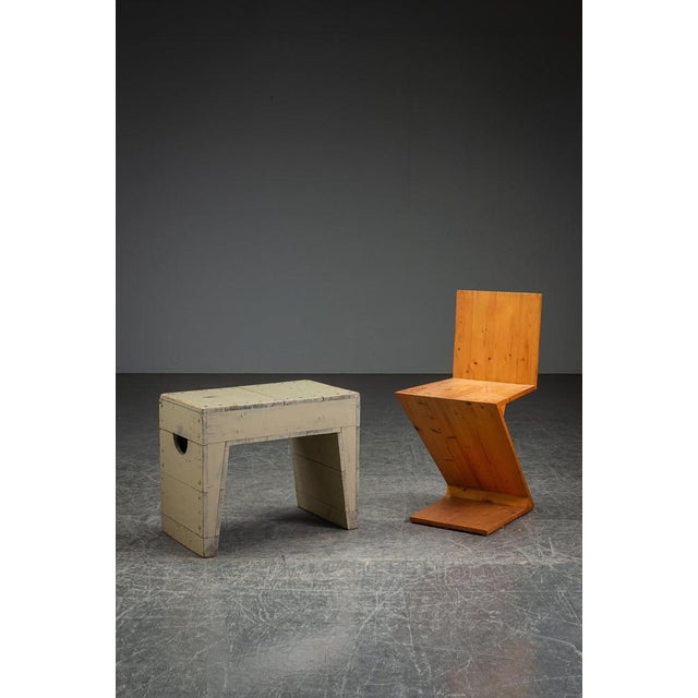 Bossche School Stool, 1960s For Sale - Image 12 of 14
