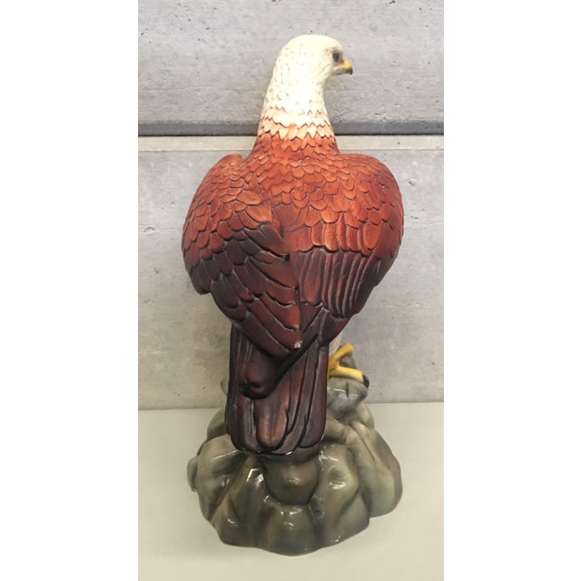 About 20th century large Italian glazed terra cotta eagle. Details IN THE STYLE OF Colonial Revival PLACE OF ORIGIN Europe...