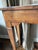 Late 19th Century Antique Edwardian Style Inlaid Walnut Bow Front Console Table For Sale - Image 5 of 10