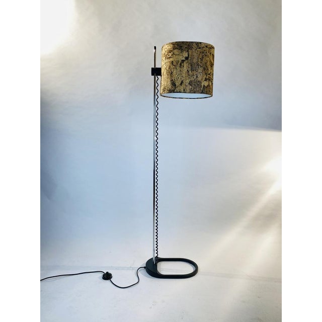 Floor Lamp in Cork and Chrome from Staff, 1970s For Sale - Image 9 of 18