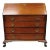 19th C. Chippendale Style Mahogany Slant Front Carved Ball & Claw Secretary Desk For Sale
