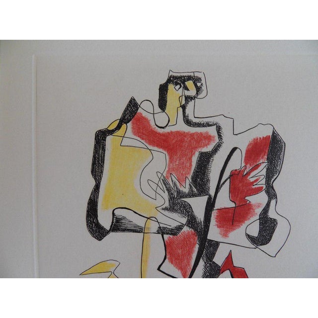 Osip ZADKINE Character Etching and aquatint (printed in the Workshops of Manuel Robbe) Signed in the plate On Arches...