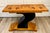 Here is a sculptural Art Deco Revival console table, dating to the later part of the 20th c. The double stacked top...