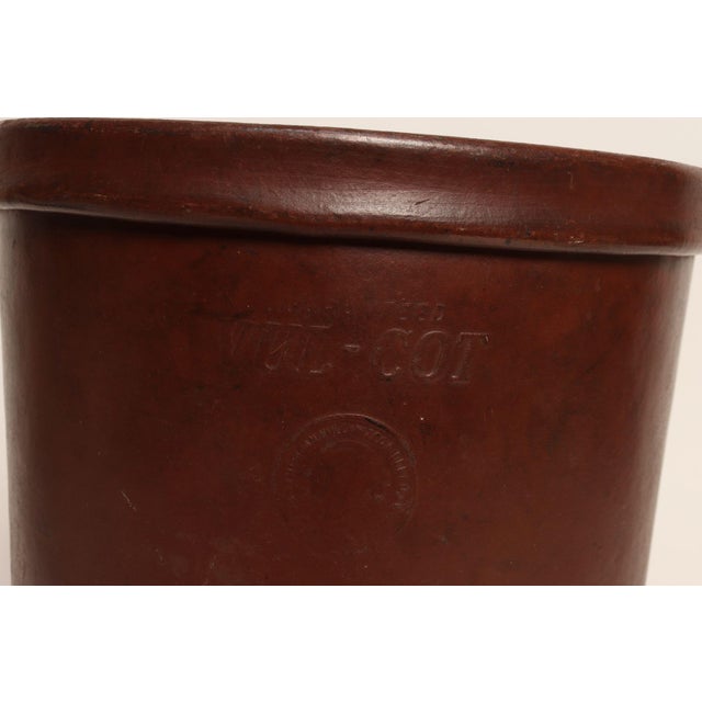 Vintage Industrial National Vulcanized Fibre Company "Vul-Cot" Waste Basket For Sale - Image 9 of 16