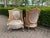 1940 French Louis XVI Pastel Cane Sofa Set - 5 Pc For Sale - Image 17 of 18