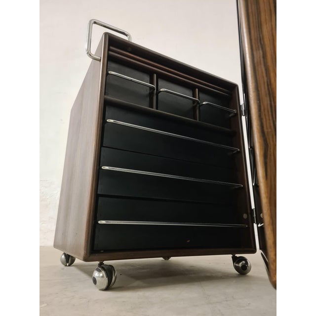 Chest of Drawers with Mirror by Fabio Lenci for Bernini, 1970s For Sale - Image 6 of 18