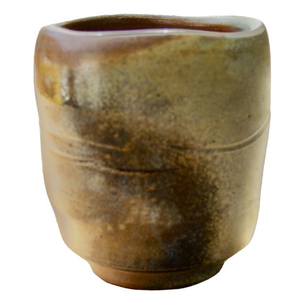 Small Anagama Vase by Horst Kerstan, 1995 For Sale