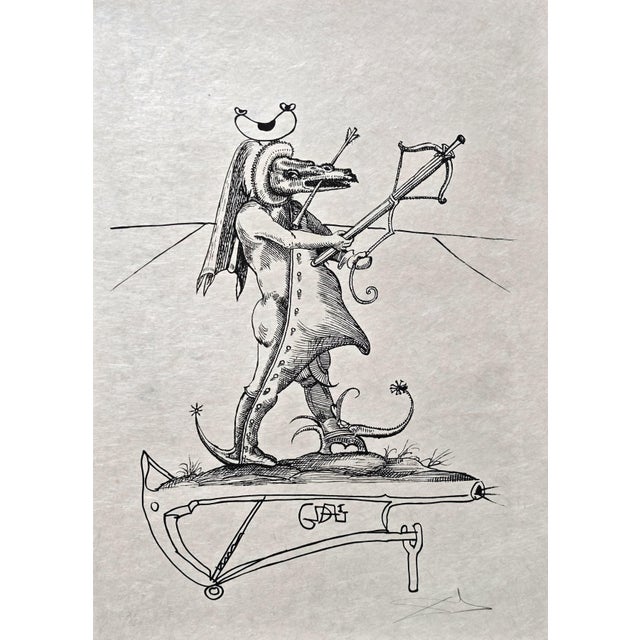 Salvador dali "louis de brézé" from "les songes drôlatiques de pantagruel" (the drolatic dreams of pantagruel) from the...