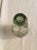 Mid 20th Century Art Glass Vase With Floral Motif in Lavender and Green For Sale - Image 6 of 7