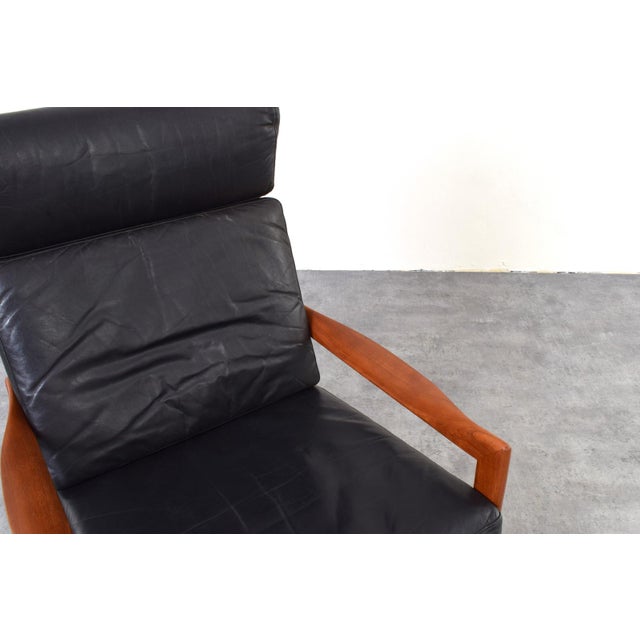 Mid-Century Modern Teak Lounge Chairs by Illum Wikkelsø for Niels Eilersen, 1960s, Set of 2 For Sale - Image 14 of 17