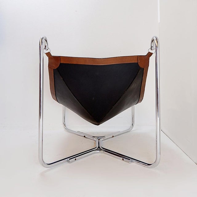Mid-Century Modern Vintage Italian Baffo Chair by Didone & Pareschi for Busnelli, 1960s For Sale - Image 3 of 14