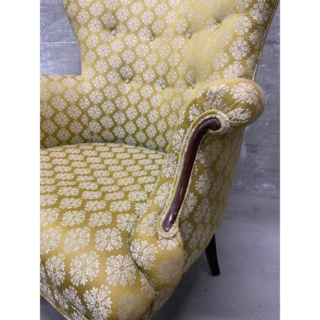1940's Mid Century Modern Butterfly Wingback Chair For Sale - Image 9 of 10
