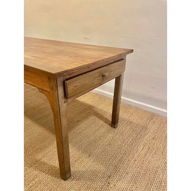 Rustic French Dining Table in Oak For Sale - Image 3 of 9