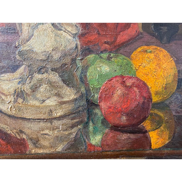 Paint Early 20th Century Still Life Oil Painting by C. G. Loane For Sale - Image 7 of 11