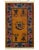 Pasargad Orange Antique Chinese Art Deco Rug-3'1'' X 4'9" For Sale