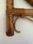 Boho Chic Vintage Tortoise Rattan Bamboo Wall Clock For Sale - Image 3 of 6