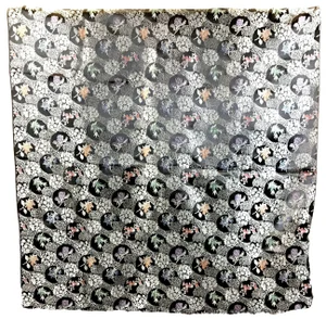 Silk Rayon Double Jacquard Upholstery Fabric