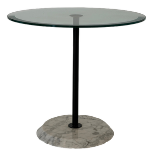 Glass and Marble Coffee Table, 1970s