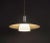 Metal Danish Hanging Lamp in Metal with Milk Glass, 1980s For Sale - Image 7 of 8