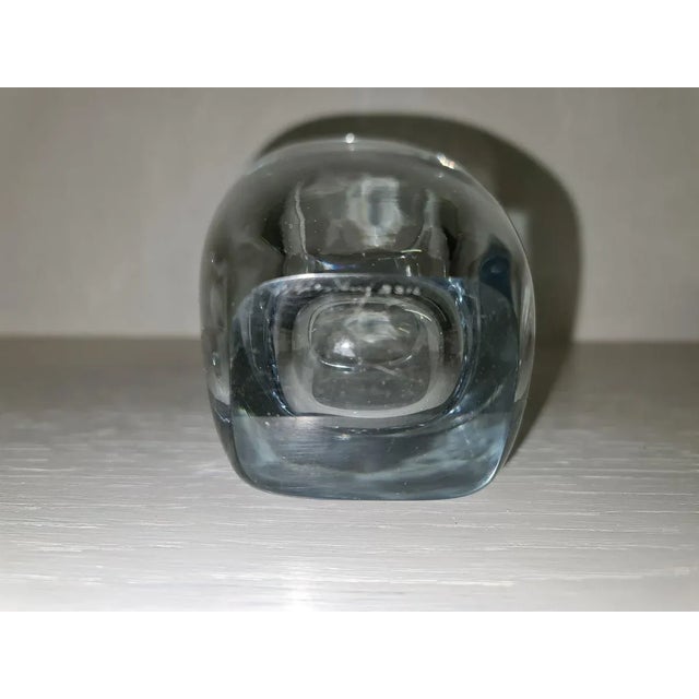 Glass Mid-Century Glass Vase for Strömbergshyttan, 1950s For Sale - Image 7 of 9