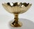 Large Art Deco style brass compote bowl. Unique design that would make a wonderful serving bowl, candy dish, or powder...
