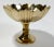 Large Art Deco style brass compote bowl. Unique design that would make a wonderful serving bowl, candy dish, or powder...