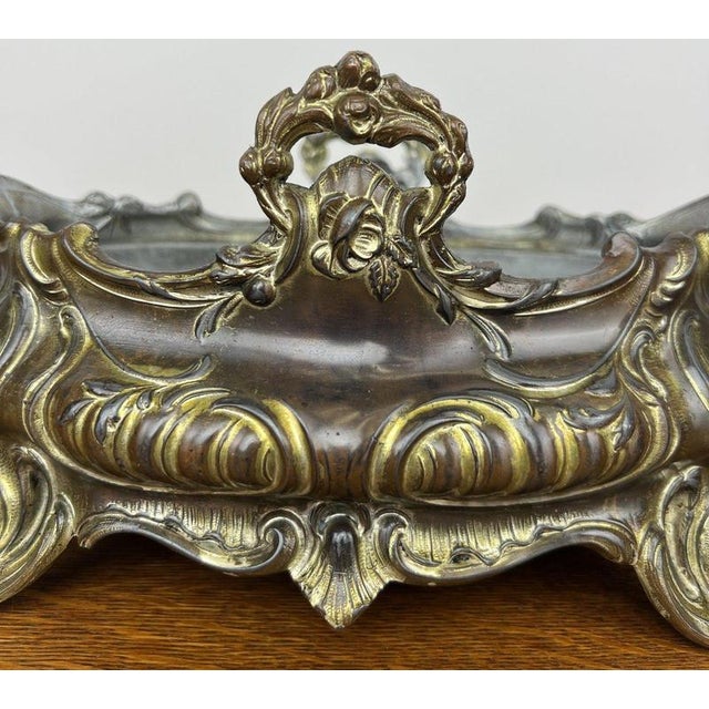 Vintage French Ornate Jardiniere For Sale - Image 6 of 13