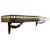 Wood Vintage Wall Console in Wood and Brass, 1950s For Sale - Image 7 of 14