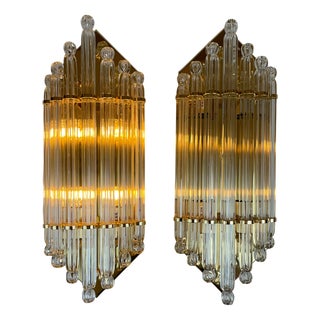 Hollywood Regency Sconces by Vadisa, 1980s, Set of 2 For Sale
